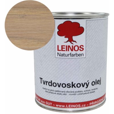 Leinos naturfarben tvrdovoskový olej 0,75 l bílý