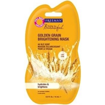 Freeman rozjasňující maska se zlatým obilím Facial Brightening Mask Golden Grain 15 ml