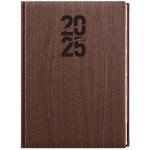 Ctirad Wood A5 denní 2025 hnědá – Zboží Živě