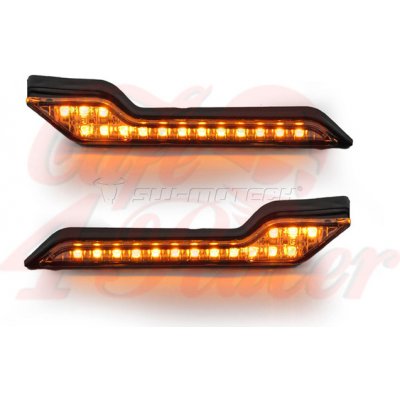 Kontrolky SW-MOTECH Barkbusters LED, oranžové, 2ks | Zboží Auto