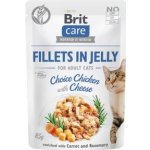 Brit Care Cat Pouch Fillets in Jelly Choice Chicken with Cheese 85 g – Zboží Mobilmania