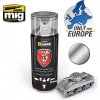 Modelářské nářadí AMMO by MIG Jimenez TITANS HOBBY Black Matt Primer 400 ml TTH109