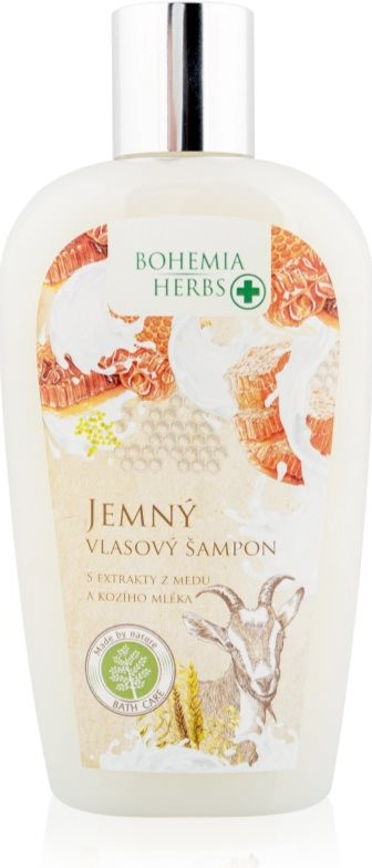 Bohemia Herbs šampon na vlasy Med a Kozí mléko 250 ml