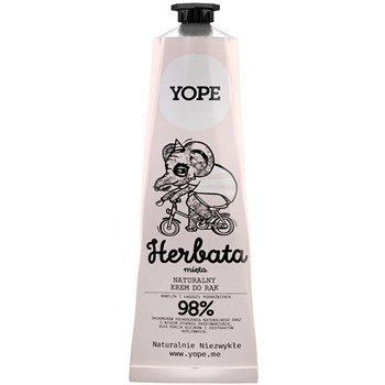 Yope Tea & Mint přírodní krém na ruce pro výživu a hydrataci 100 ml