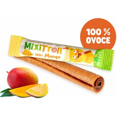 MIXIT Ovocná rolka MixiTroll 100 % Mango 20 g – Sleviste.cz