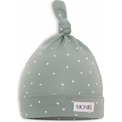 Moniel Dětská čepice Dots mintová – Zboží Dáma