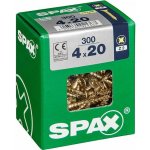 Spax Yellox Univerzální vrut, ø 4 × 20 mm, PZ2, zápustná hlava, 300 ks 4081020400207 – Hledejceny.cz