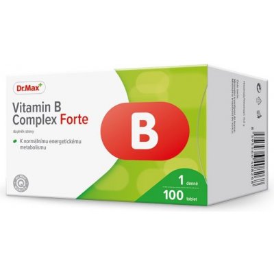 Dr.Max Vitamin B Complex Forte 100 tablet od 179 Kč - Heureka.cz