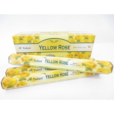 Tulasi indické vonné tyčinky Classics Yellow Rose 20 ks – Hledejceny.cz