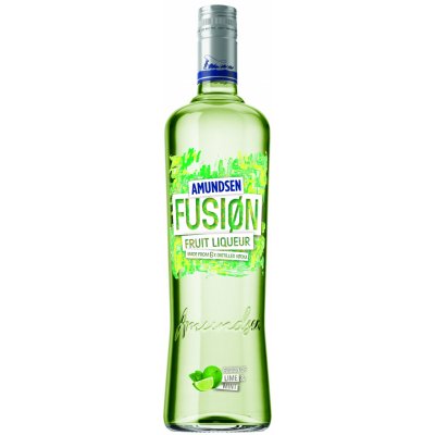 Amundsen Fusion Lime & Mint Vodka 15% 1 l (holá láhev)