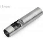 Výsečník / děrovač na látky Ø14;17;18;19;20;22 mm Varianta: 18 mm barva nikl, Balení: 1 ks – Zboží Dáma