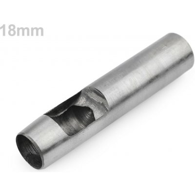 Výsečník / děrovač na látky Ø14;17;18;19;20;22 mm Varianta: 18 mm barva nikl, Balení: 1 ks – Zboží Dáma