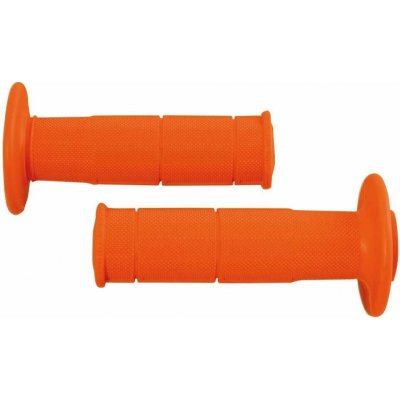 RTECH gripy Racing měkké, oranžové, pár, délka 116 mm | Zboží Auto