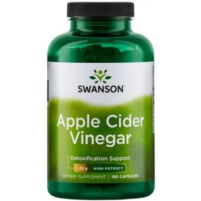 Swanson Apple Cider Vinegar Jablečný Ocet 625 mg 180 kapslí