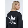 Dámská mikina adidas Originals Trefoil Crew dámská černá s aplikací IU2410