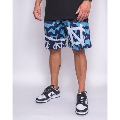 Mitchell & Ness NCAA Jumbotron 2.0 shorts University Of North Carolina Navy Light Blue