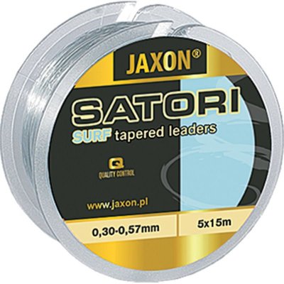 Jaxon Surf Tapered Leaders 5 x 15m 0,30 - 0,57mm