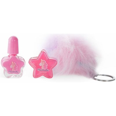 Martinelia Dětská kosmetická sada Malý jednorožec s klíčenkou – Zboží Dáma