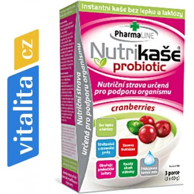 Mogador Nutrikaše probiotic brusinková 3 x 60 g – Hledejceny.cz