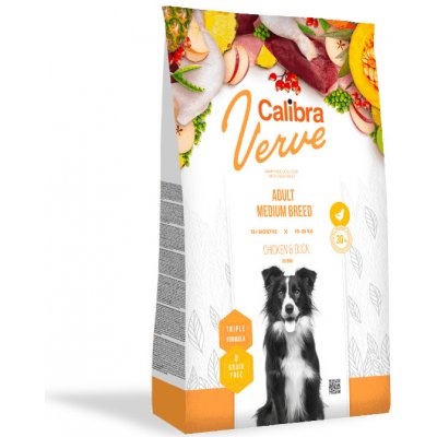 Calibra Dog Verve GF Adult Medium Chicken & Duck 2 x 12 kg