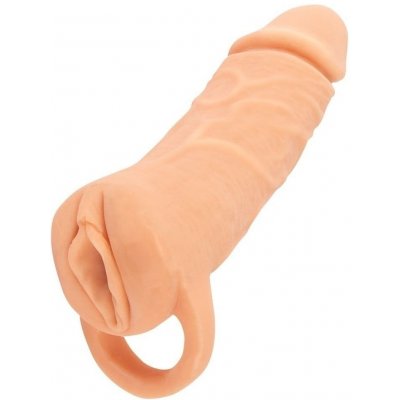 Nature Skin 2 in 1 Extension + Masturbator Medium realistický masturbátor a návlek na penis – Zboží Mobilmania