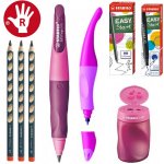 Stabilo Moje první psací potřeby s perem pro praváky 6-7 let růžová – Hledejceny.cz