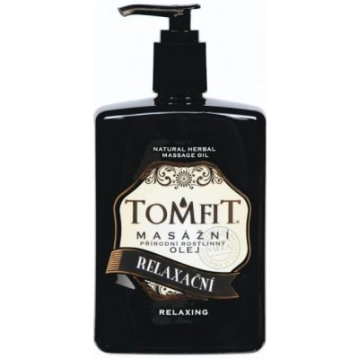 Tomfit přírodní masážní olej relaxační 500 ml