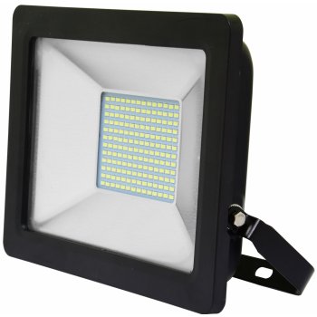 Ecolite Černý LED reflektor 50W city 5000K denní bílá