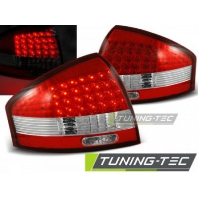 Světla zadní AUDI A6 97-04 RED WHITE LED – Hledejceny.cz