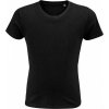 Dětské tričko Sol's dětské tričko Pioneer z organické bavlny s přírodním enzymem 175 g/m černá