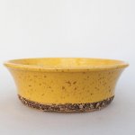 E-bonsai Bonsai miska 18,5 x 18,5 x 6 cm žlutá – Zboží Dáma