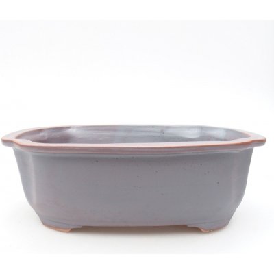 E-bonsai Keramická bonsai miska 22,5 x 17,5 x 7,5 cm kovová – Zboží Dáma