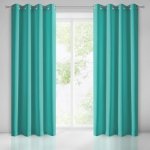 Dlouhý mentolový závěs s funkcí blackout 135 x 250 cm – Sleviste.cz