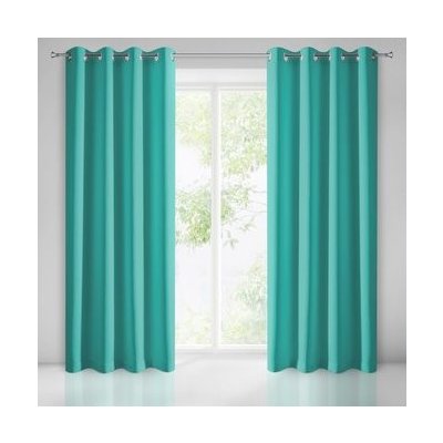 Dlouhý mentolový závěs s funkcí blackout 135 x 250 cm – Sleviste.cz