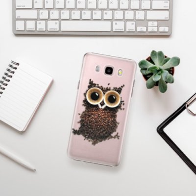 Pouzdro iSaprio Owl And Coffee - Samsung Galaxy J5 2016