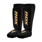 Chrániče holení RDX Hosiery - černo zlaté XL – Sleviste.cz