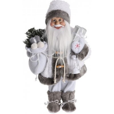 Sezónkovo Santa Claus bělošedý 45 cm