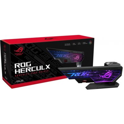 ASUS držák VGA ROG Herculx Graphics Card Holder (XH01), 90DA0020-B09000 – Sleviste.cz