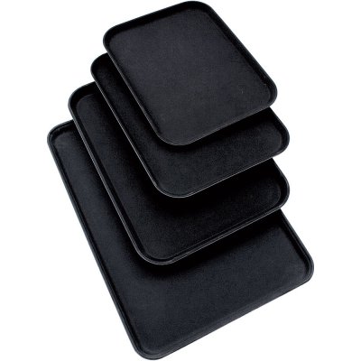 Stalgast Tác obdélnikový protiskluzový černý 650x450 mm 411650 černý – Zboží Dáma