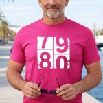 Tachometr 79 → 80 pánské tričko s potiskem 40 purpurová – Zbozi.Blesk.cz