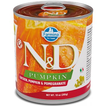 N&D Dog Pumpkin Adult Chicken & Pomegranate 285 g