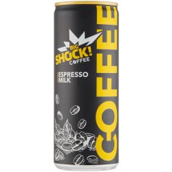Big Shock! Coffee Espresso Milk mléčný nápoj s instantní kávou 250 ml