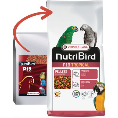 Versele-Laga NutriBird P19 Tropical 10 kg – Zbozi.Blesk.cz