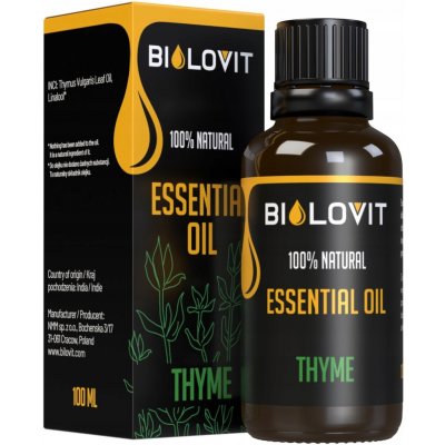 Bilovit esenciální olej Tymián 100 ml – Hledejceny.cz