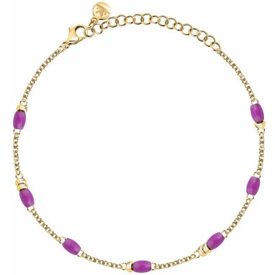 Morellato Pozlacený řetízek na nohu s korálkySAXQ20 – Hledejceny.cz