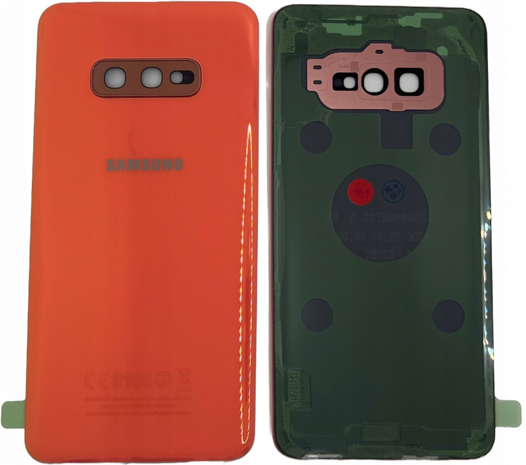 Kryt Samsung Galaxy S10e zadní oranžový