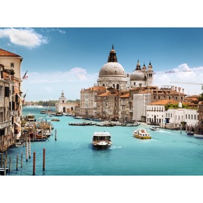 WEBLUX 44176315 Samolepka fólie Grand Canal and Basilica Santa Maria della Salute Grand Canal a bazilika Santa Maria della Salute Benátky Itálie rozměry 100 x 73 cm – Hledejceny.cz