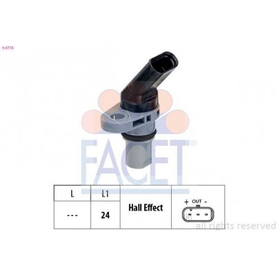 Senzor, otáčky motoru FACET 9.0778 9.0778 – Hledejceny.cz