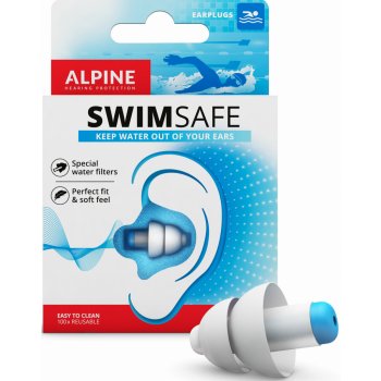 Alpine SwimSafe Špunty do uší 2 ks
