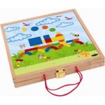 Woody magnetický kreativní kufřík s tvary – Zboží Dáma